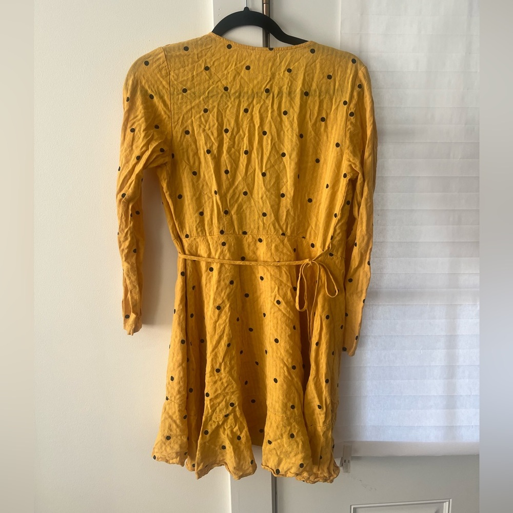 Ruffle Wrap Mini Dress - Picture 3 of 4